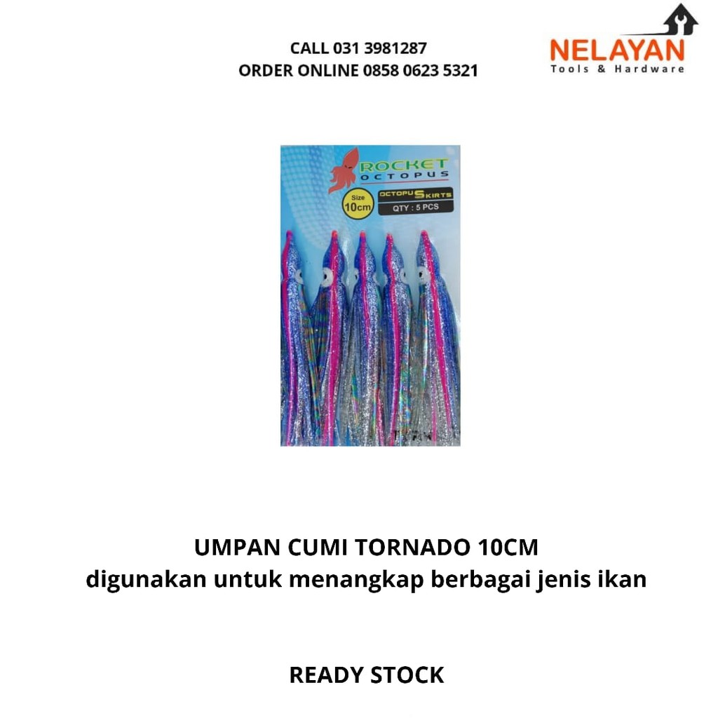 UMPAN CUMI TORNADO 10 CM