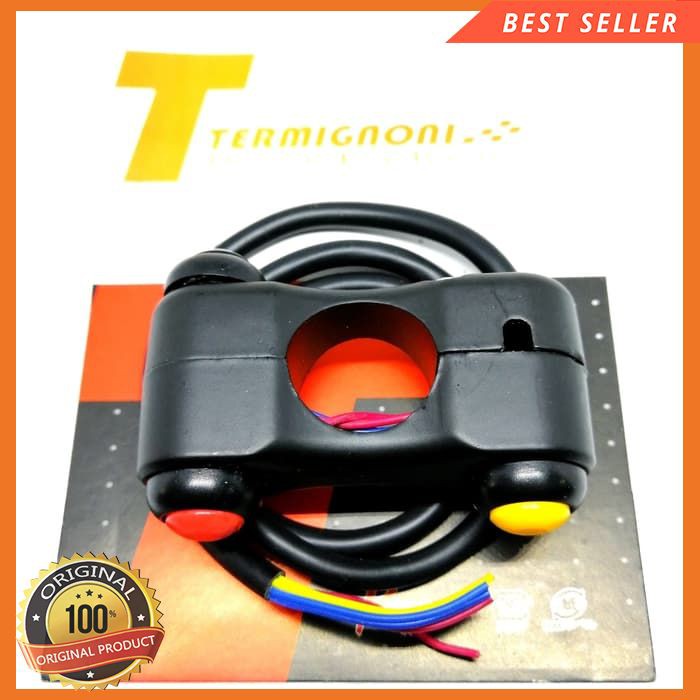 Holder Saklar 3 Tombol Lampu Terminoni Motor Nmax PCX CBR R25 Vixion