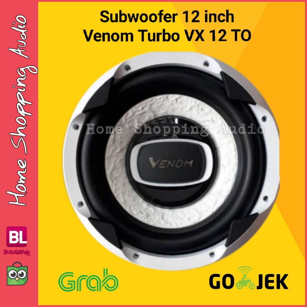 Subwoofer Venom Turbo VX12TO VX 12 TO subwoofer 12 Inch Original Murah