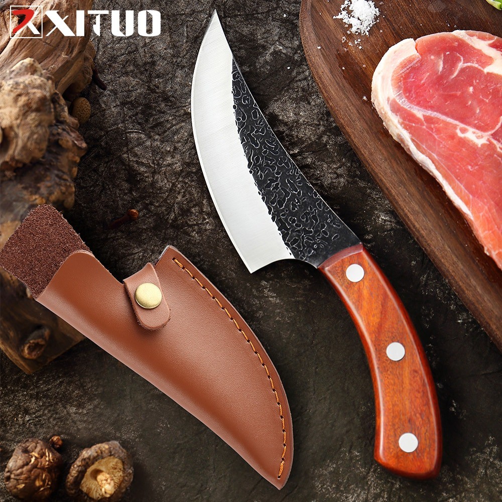 Pisau Dapur Chef Knife Stainless 5 Inch Pisau Pengiris Daging / Koleksi