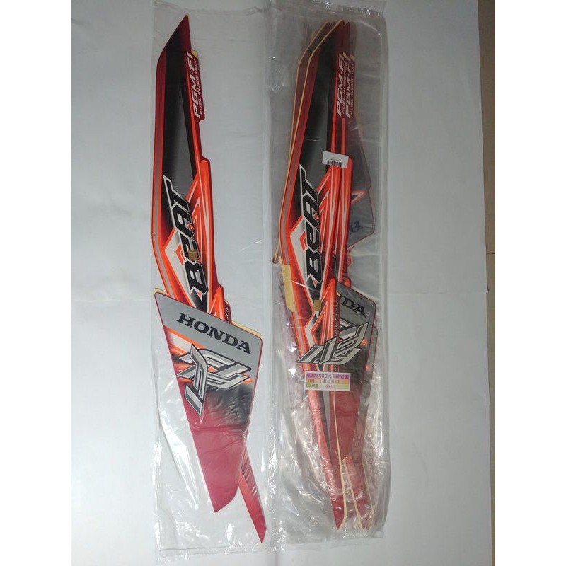 striping beat fi 2013 merah