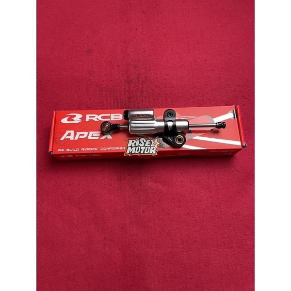 STABILIZER STANG DAMPER RCB RACING BOY APEX 80 MM SILVER