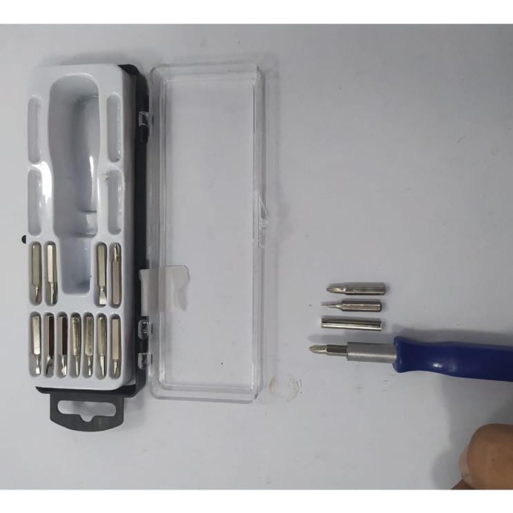 OBENG SET HP IMPAKTER 16 PCS/OBENG HP MAINAN LAPTOP KOMPUTER MULTIFUNGSI MOTOR/OBENG SET 16 IN 1