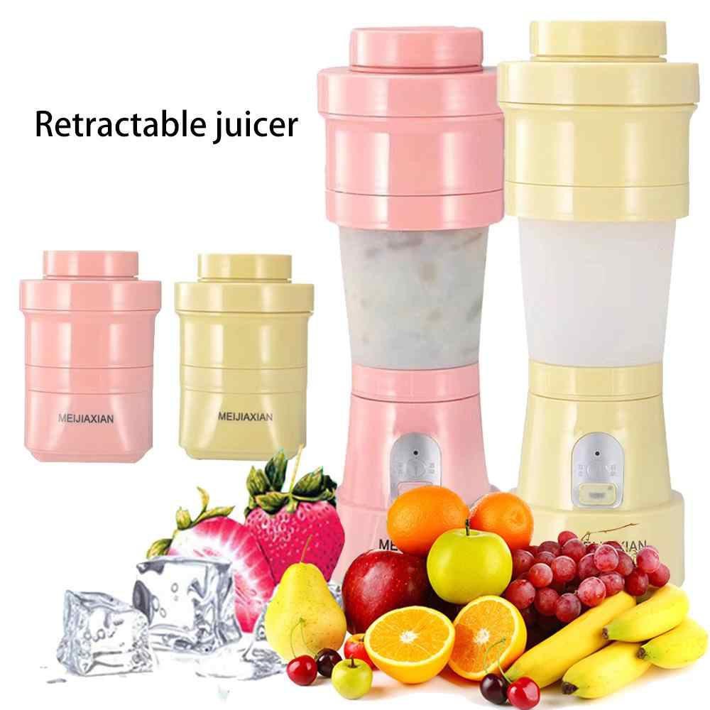 Folding Electric Juicer - Blender Lipat Portabler Juice 6 Mata Pisau Random