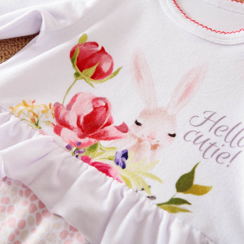 baju bayi perempuan Import motif Kelinci baju imlek bayi Perempuan jumper bayi