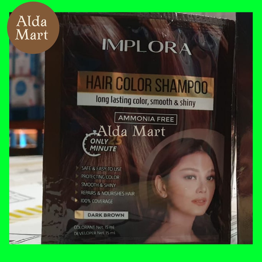 IMPLORA HAIR COLOR SHAMPOO PEWARNA RAMBUT CAT RAMBUT