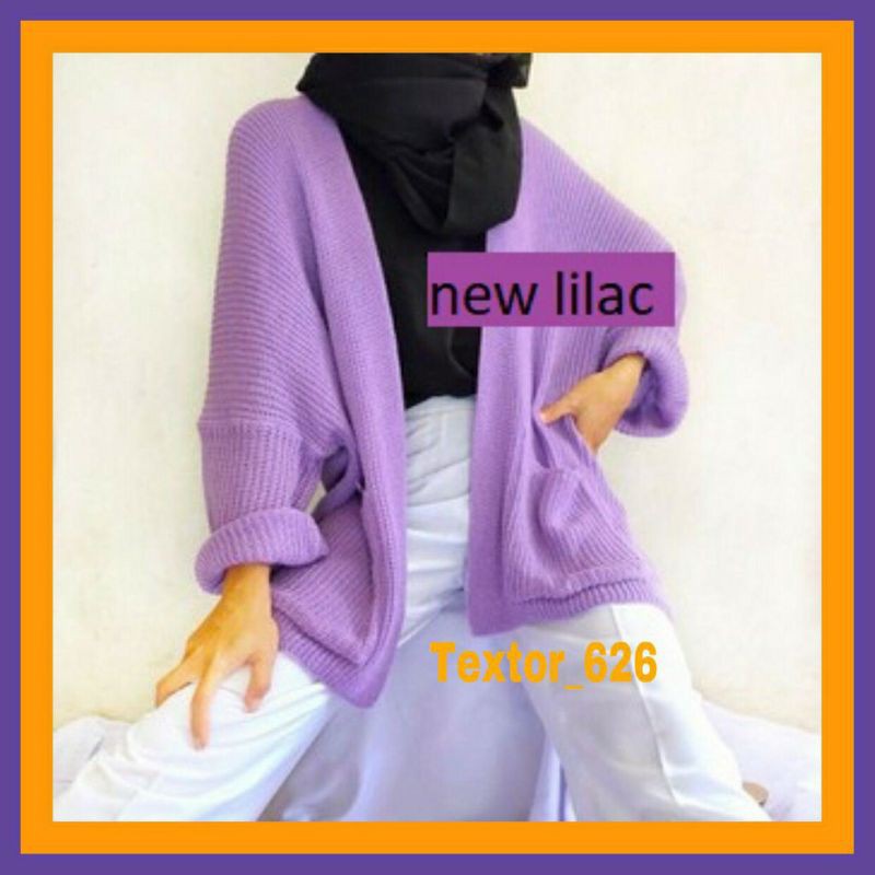 BAJU ATASAN WANITA / CARDIGAN RAJUT TEBAL / LAVELA CARDI PREMIUM /SWEATER OVERSIZE / OUTERS KNIT /