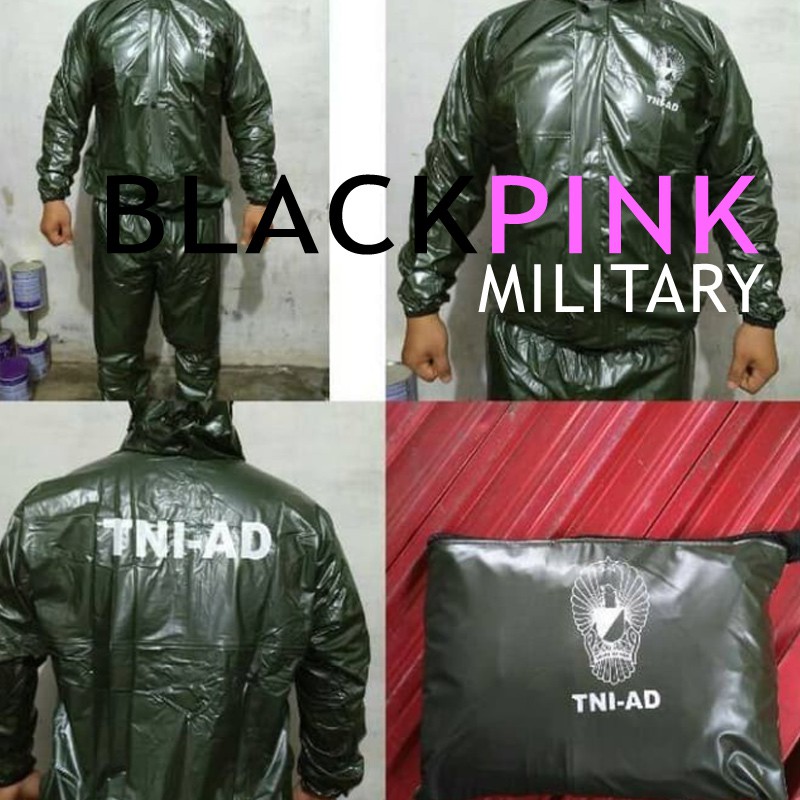 Baju sauna TNI AD Baju Olahraga Sauna TNI AD Jas Hujan Army TERMURAH