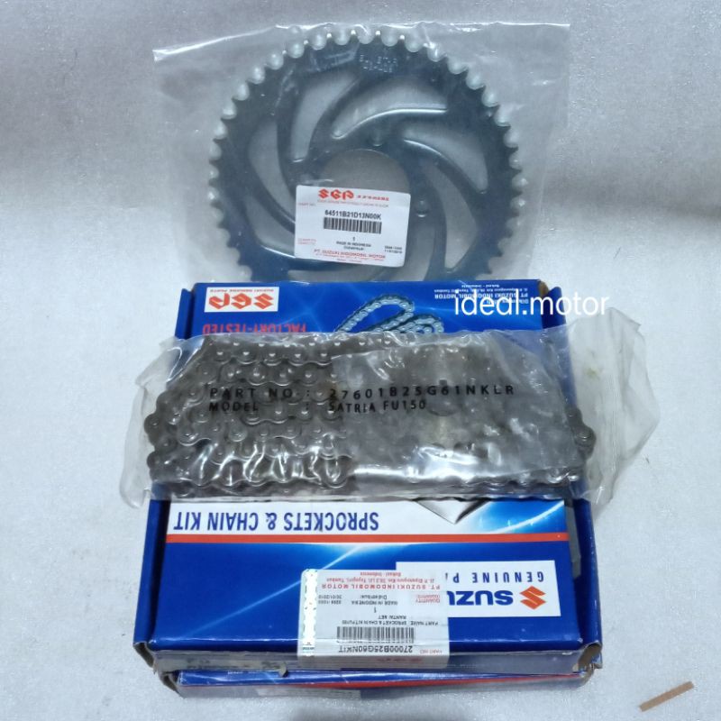 Gir set Suzuki Satria FU Lama Original SGP 27000 25G60 KIT