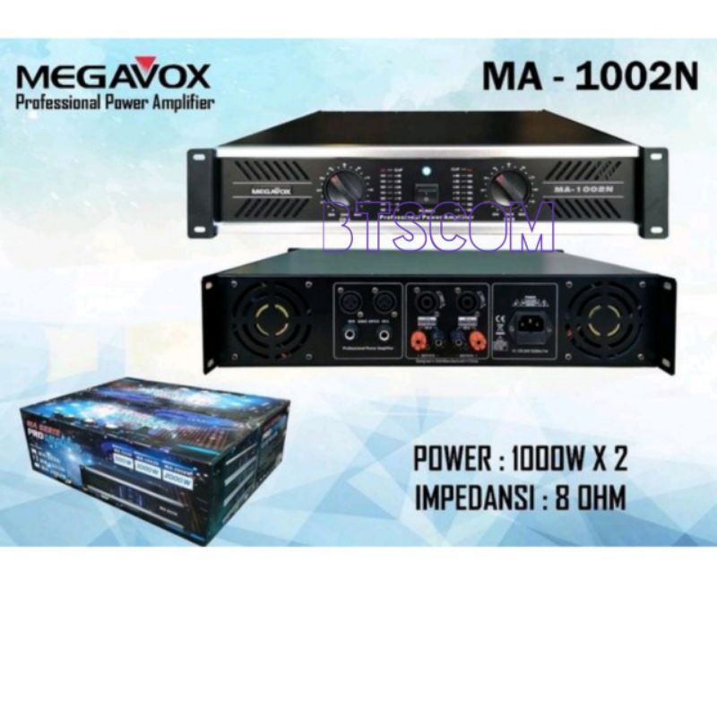 POWER AMPLI MEGAVOX MA1002 MEGAVOX MA 1002