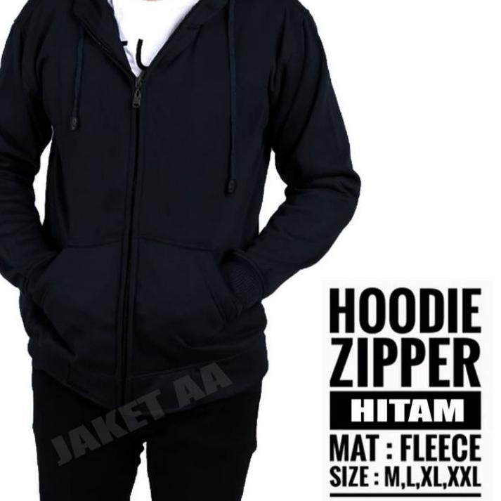 Wow Murah Meriah.. JAKET POLOS // HOODIE HITAM // SWEATER POLOS // PRIA WANITA // CEWEK COWOK // COU