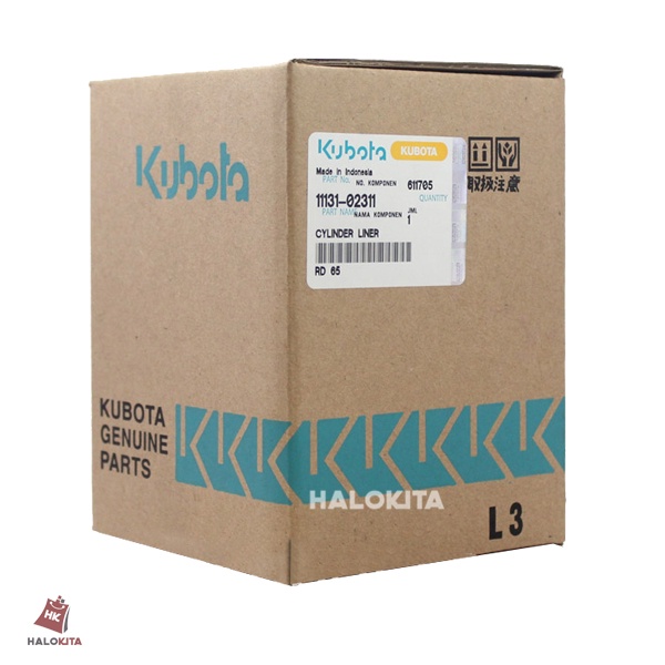CYLINDER LINER Mesin Diesel Kubota RD 65 DI 1/2 S
