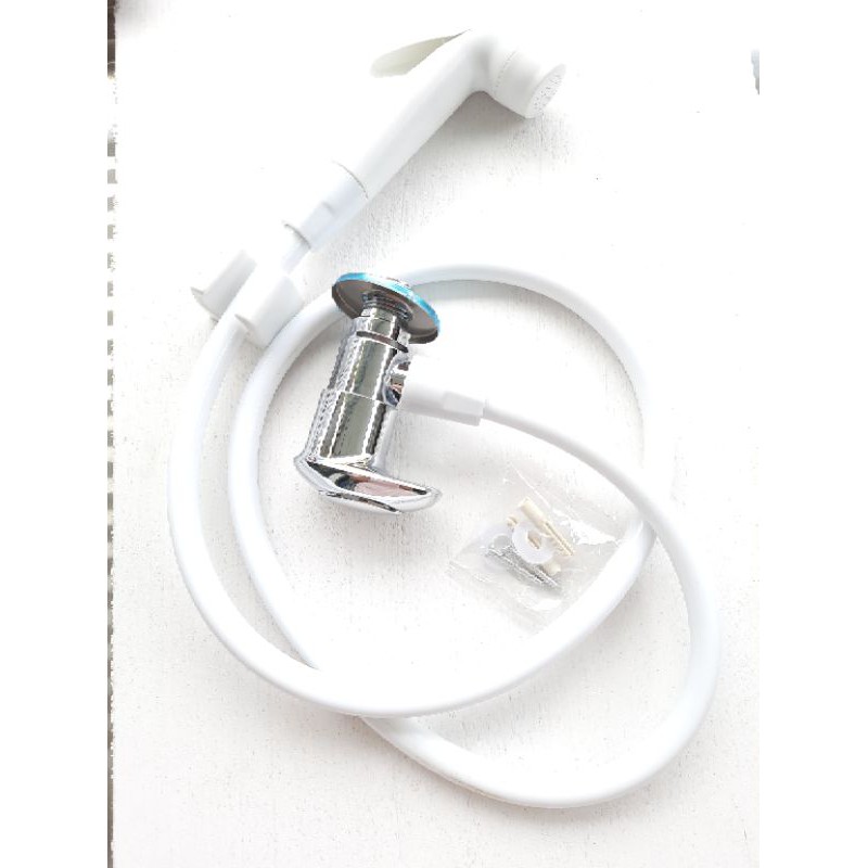 PROMO PAKET JET SHOWER PVC MURAH DAN STOP KRAN TEE/JET SHOWER BIDET/JET SHOWER CEBOK