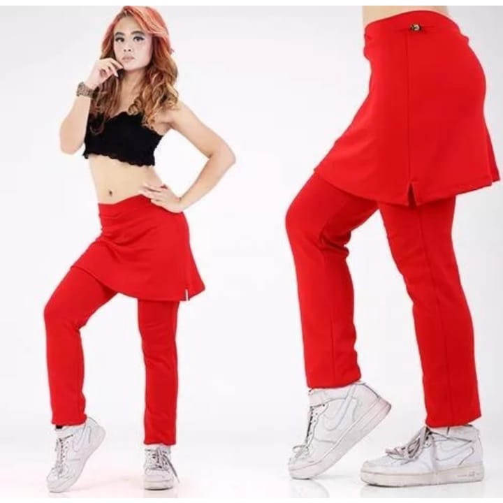 Celana senam CBR rok wanita aerobik / celana senam rok standar cewek olahraga