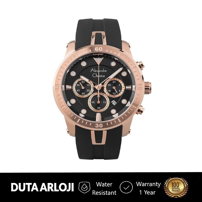 Alexandre Christie AC 6533 MC RRGBA Analog Chronograph Men Rubber