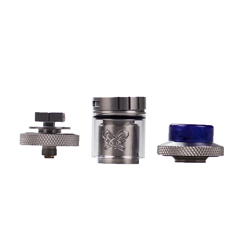 Hellvape X Heathen Dead Rabbit 24 RTA Atomizer - SILVER [Clone],