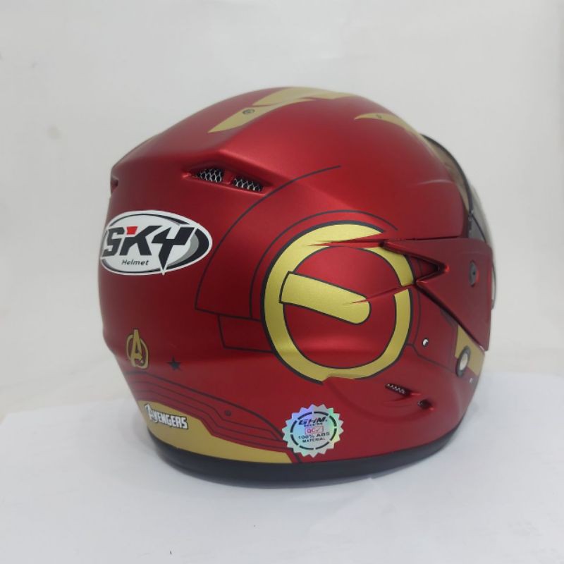 Helm Anak SKY IRONMAN 3 SD 9 Tahun