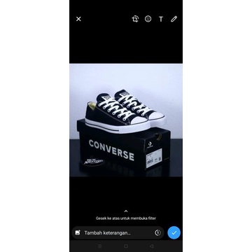 Sepatu Converse hitam putih