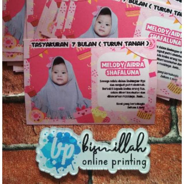 

Stiker Custom / Stiker aqiqah / Stiker Kartu Ucapan dll