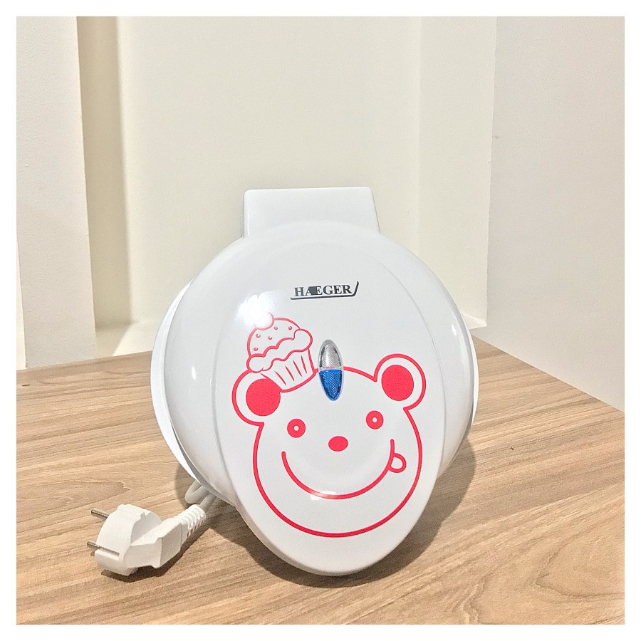 Mesin pancake cetakan waffle listrik Waffle Maker HAEGER HG - 211B