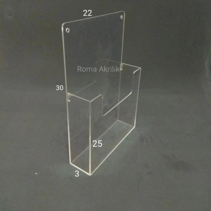 

Rak | Tempat Brosur Akrilik A4 /Kotak Brosur Dinding 0/Akrilik Custom