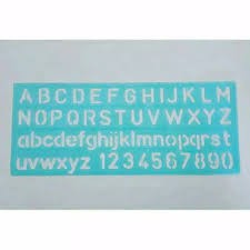 

penggaris huruf HA-280