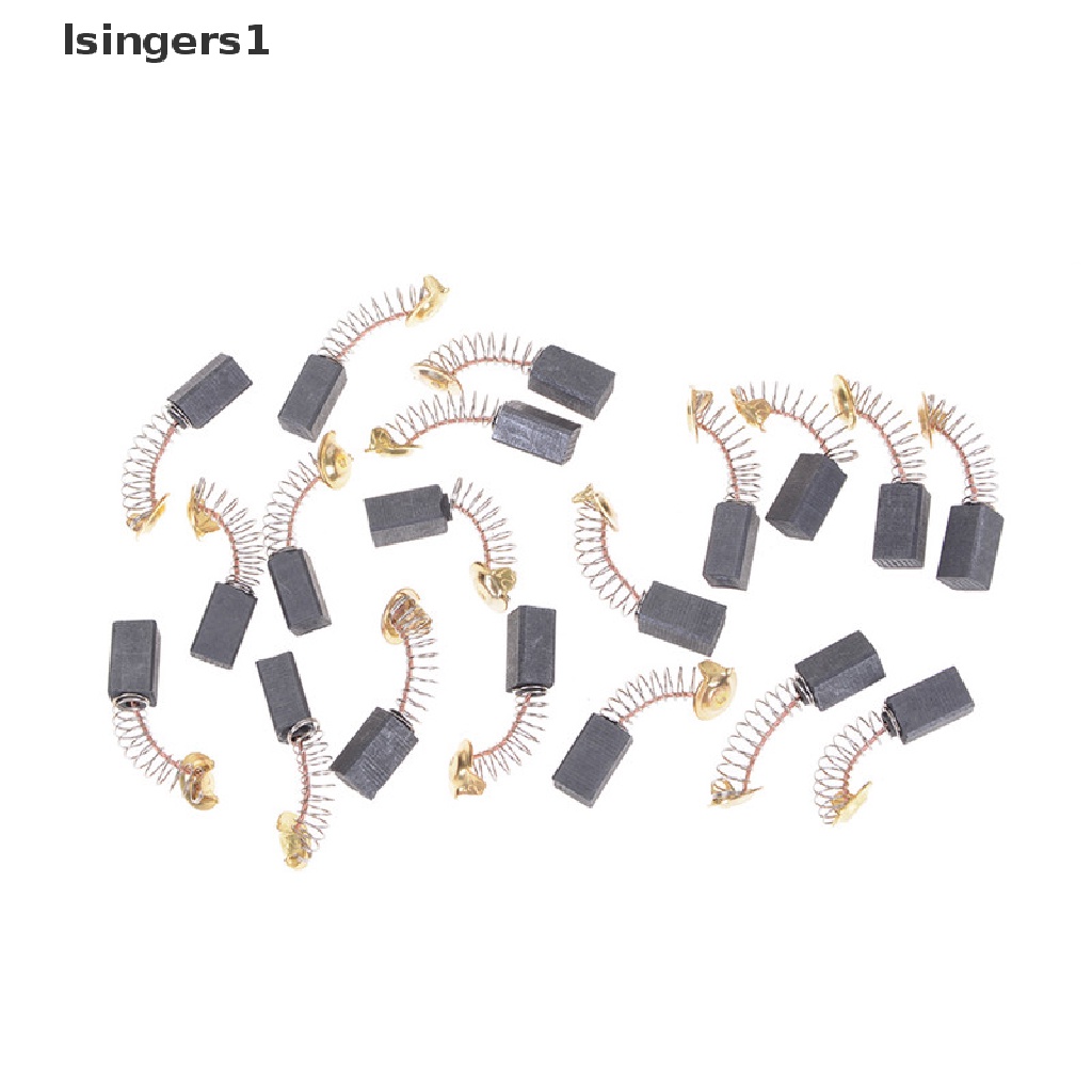 (lsingers1) 20pcs / Set Brush Karbon Pengganti 6.5x7.5x13.5mm Untuk Reparasi Motor Elektrik