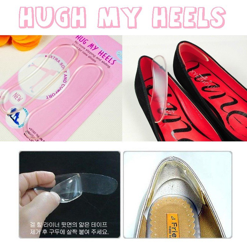 Pelindung Kaki Gel Silikon Pelindung Kaki High Heels Tumit Silicon Gel pelindung tumit kaki