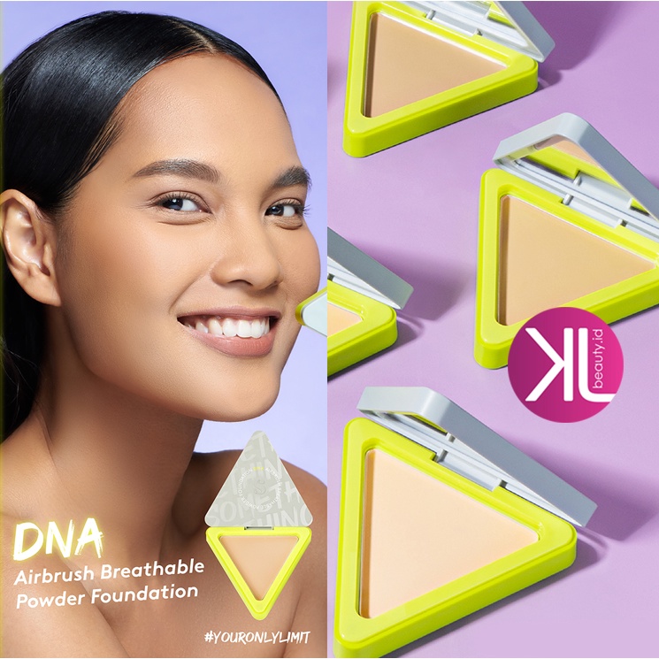 SOMETHINC DNA Airbrush Breathable Powder Foundation - Bedak Padat