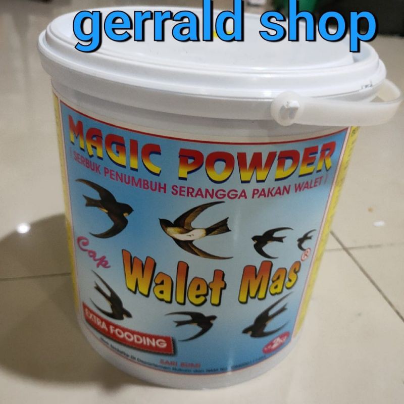 PAKAN WALET MAGIC POWDER CAP WALET MAS 2 KG