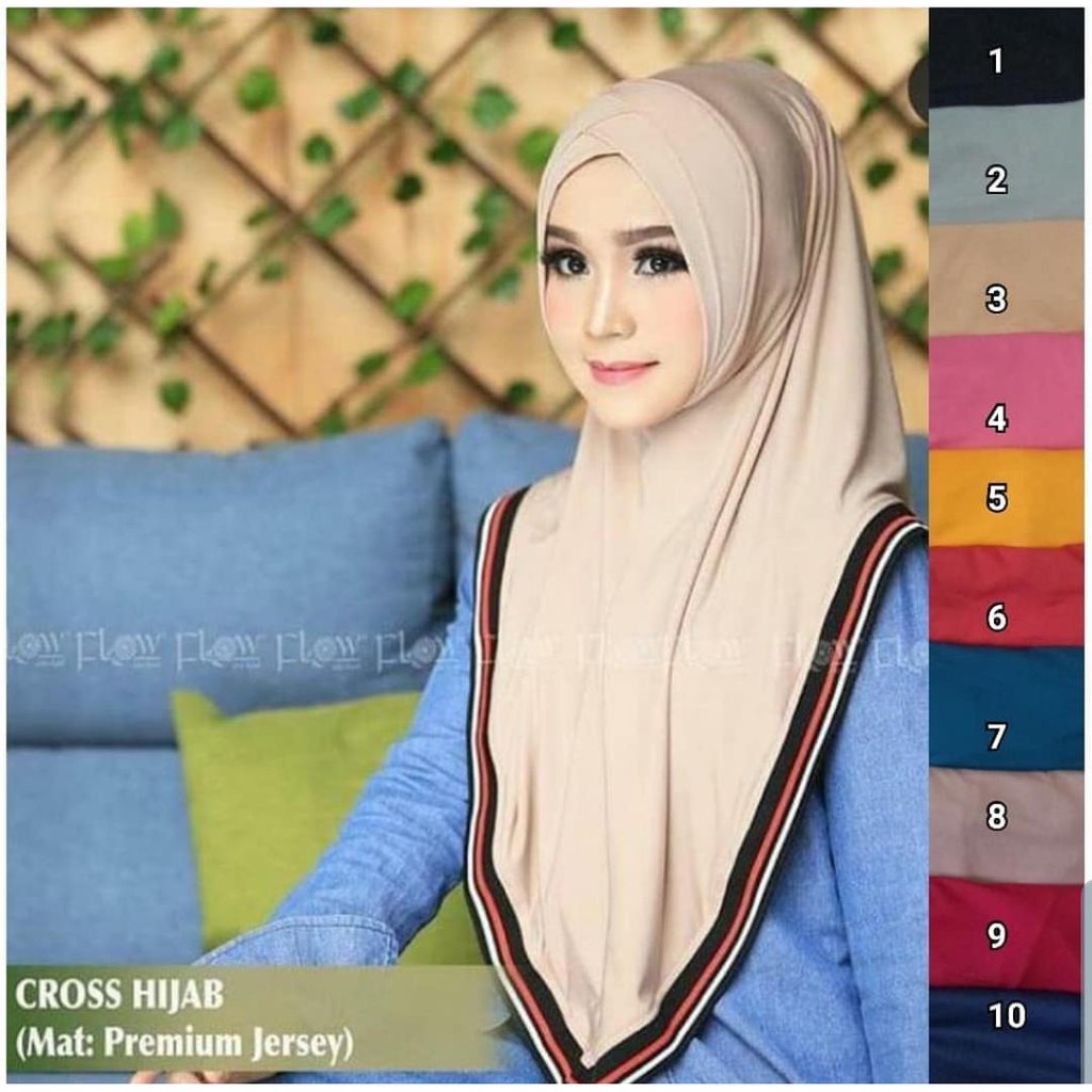 HIJAB INSTAN JODHA / JILBAB INSTAN ORI DK