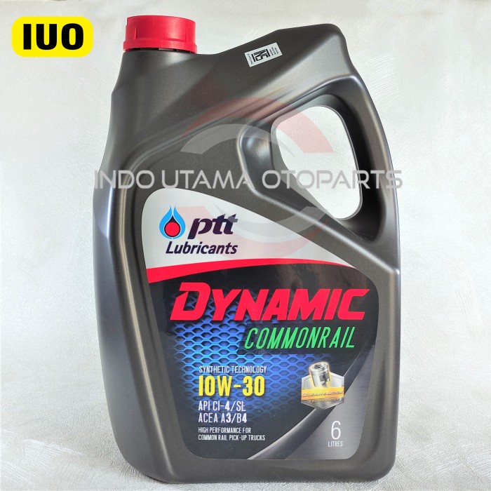 Oli Diesel 10W30 PTT Lubricants Dynamic Commonrail Synthetic 6L