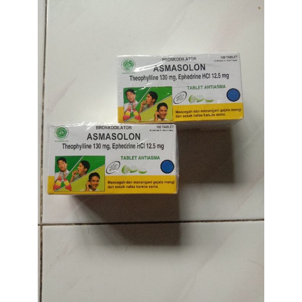 Asmasolon 1 Box isi 120 Tablet