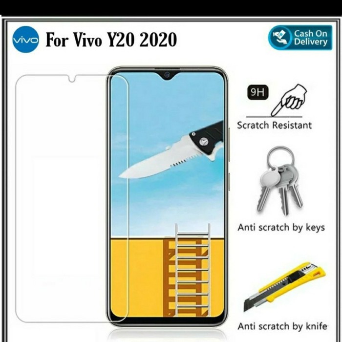 VIVO Y02 Y22 Y16 Y35 Y01A V23 5G T1 PRO 5G T1 5G Y01 Y75 5G V23 E V23e V20 V20 SE TEMPERED GLASS BENING, ANTI GORES KACA BENING CLEAR SCREEN GUARD NO LIST FRAME PELINDUNG LAYAR V20SE 2022