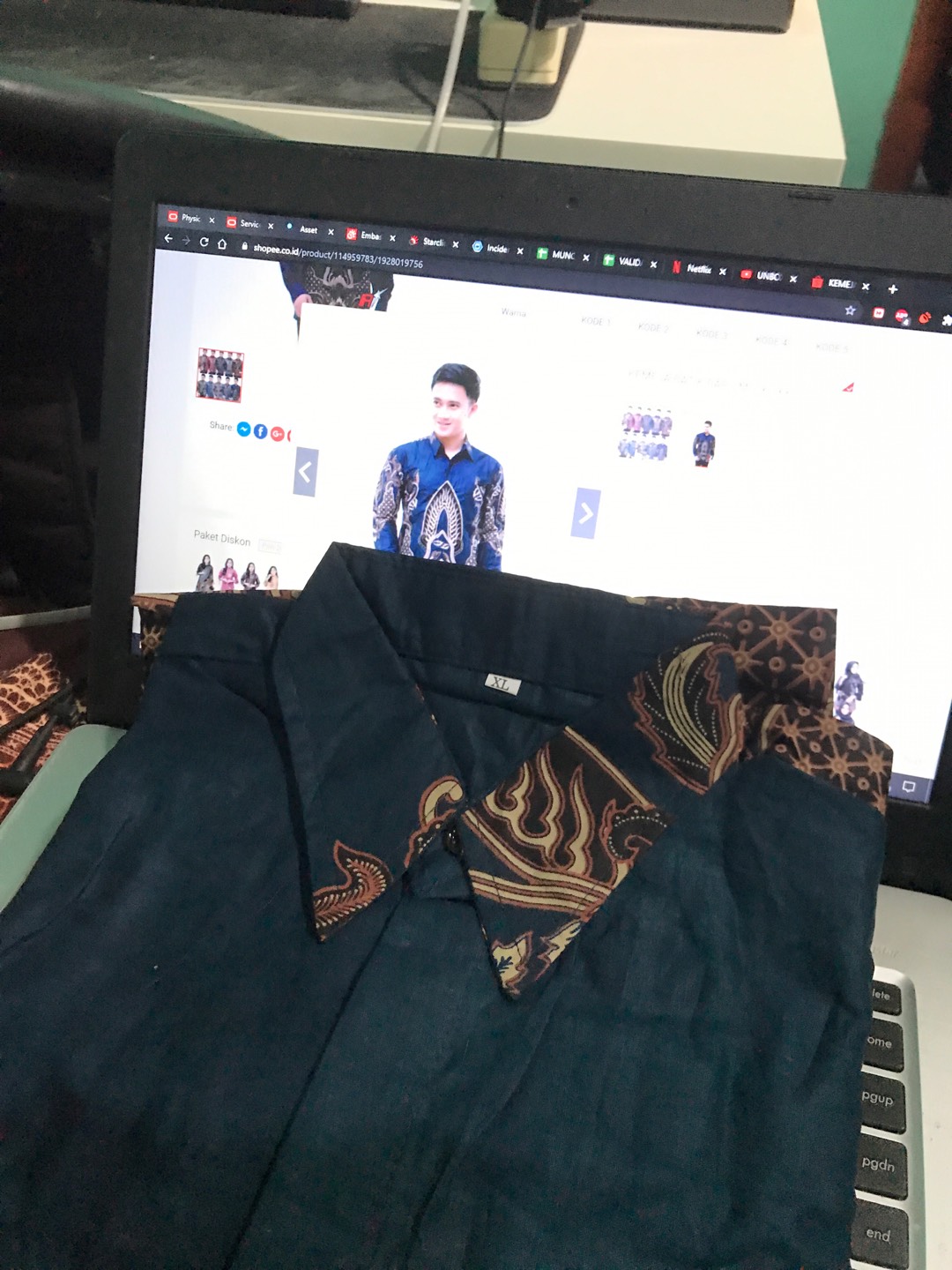 Kemeja Batik Baru M L Xl Xxl
