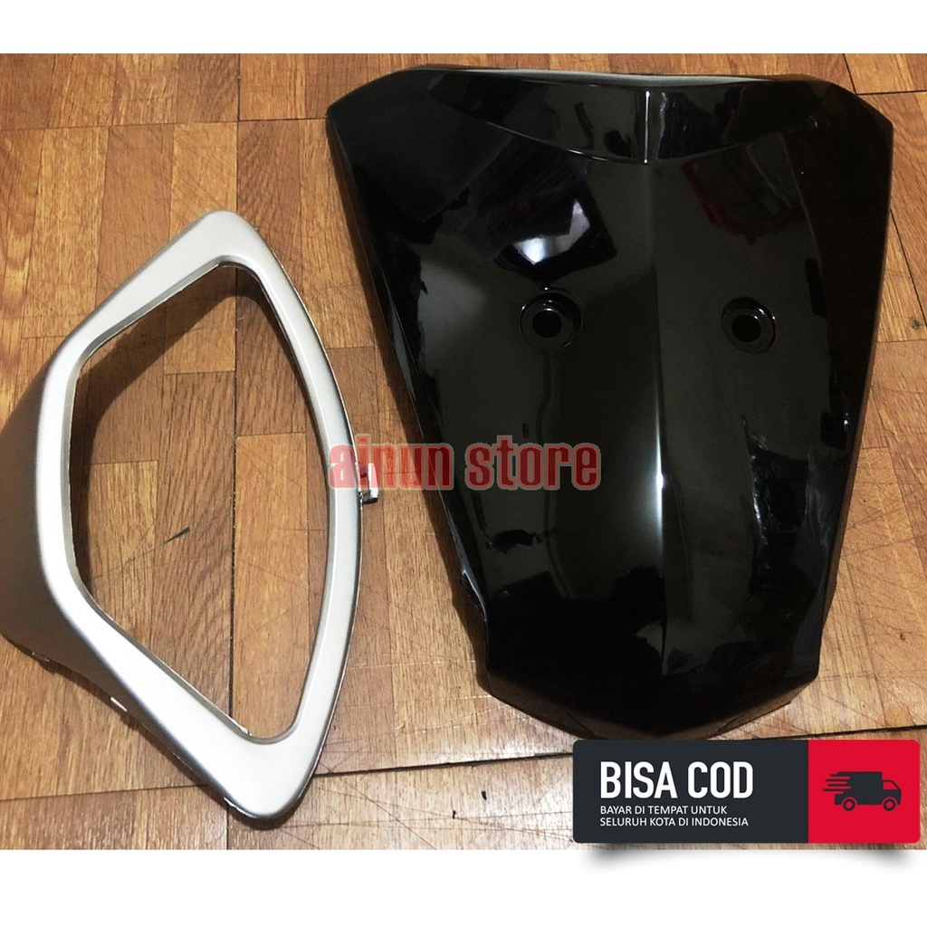 Tameng depan Dasi depan SUPRA X 125 OLD NEW BATMAN SILVER + list SPEEDOMETER supra X 125 old new bat