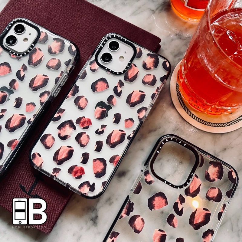 Casetify LEOPARD PINK Case iPhone 7 7+ 8 8+ X XR XS MAX 11 PRO MAX