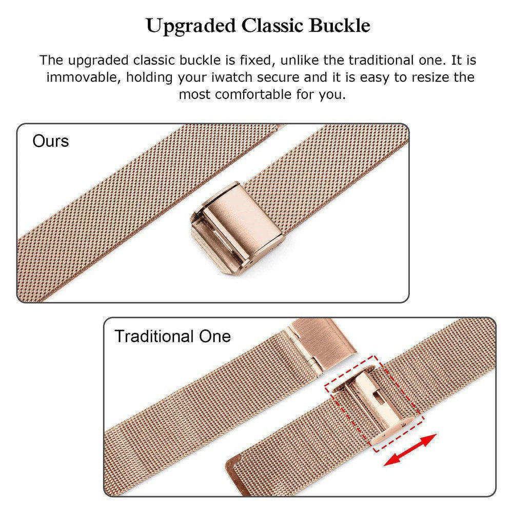 Strap Apple Watch Milanese Metal Bracelet 38mm/40mm/41mm/ 42mm/44mm/45mm/49mm