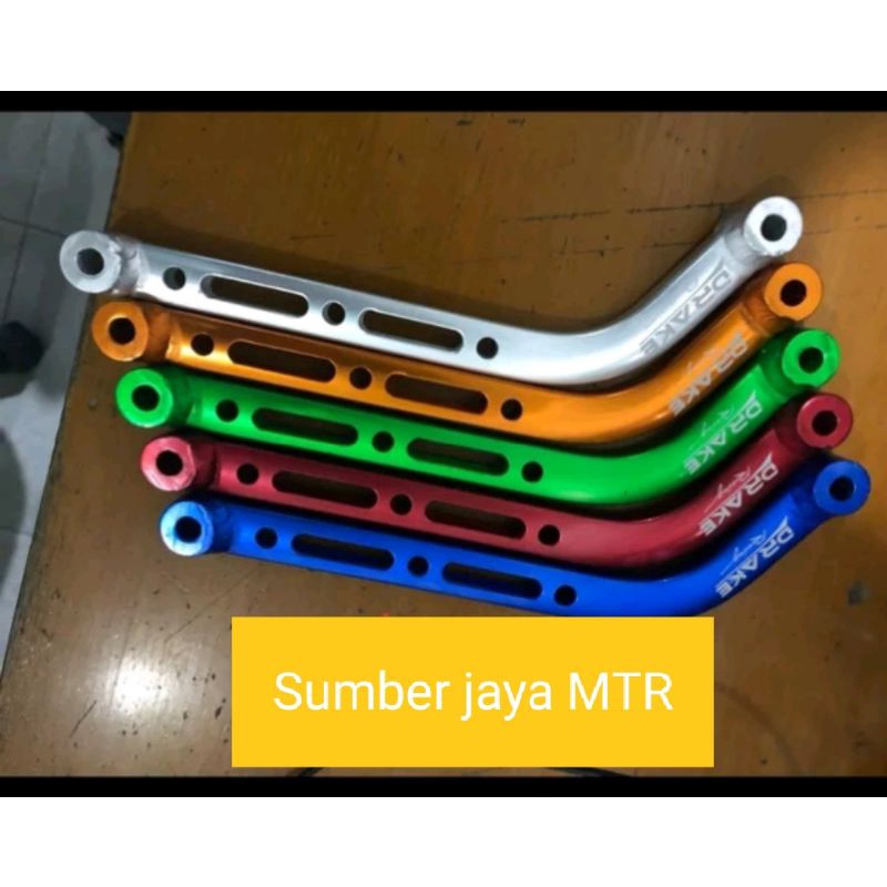 Tiang knalpot L Universal Breket tiang knalpot L coak Fu ninja Jupiter Vixion CRB Tiger dll