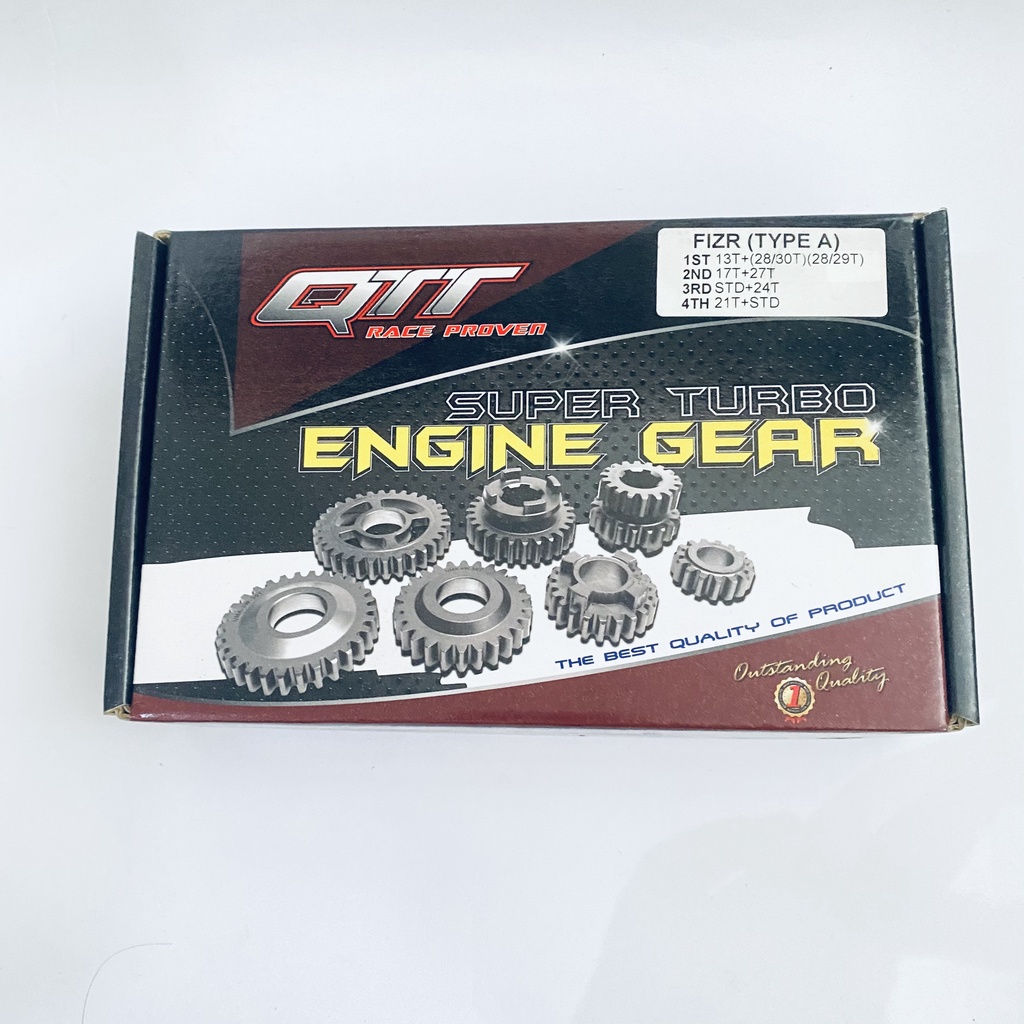GEAR GIGI RATIO RASIO QTT RACING F1ZR F1Z R FIZ R FIZR FORCE TIPE A ROAD RACE DRAG BIKE ORIGINAL