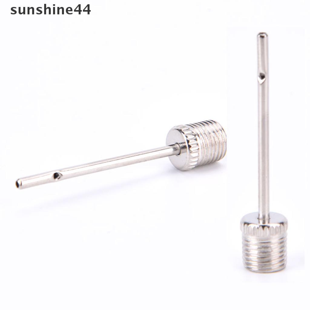 Sunshine 4pcs Adapter Nozzle Jarum Untuk Pompa Ban Sepeda / Bola Sepak