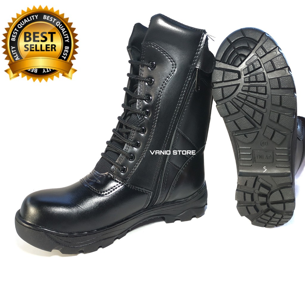 SEPATU PDL SAFETY BOOTS TNI POLRI SECURTY