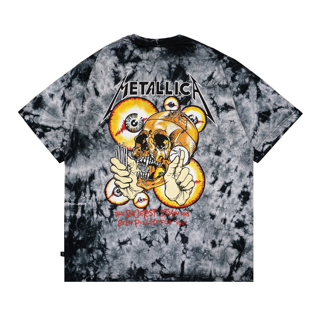 SOUBI BAND TEE // METALLICA // THE SHORTEST STRAW // OVERSIZE // TIE DYE
