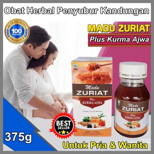 

BestSeller Madu zuriat plus kurma ajwa Herbal 21 obat penyubur kandungan sehat wanita cepat hamil