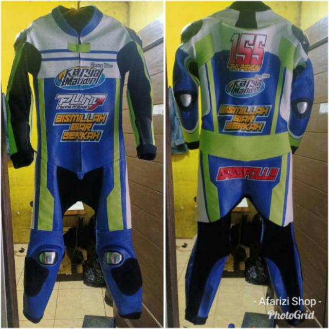 Custom Wearpack Roadrace BONUS SARUNG TANGAN ROADRACE desain nama dan nomer bisa