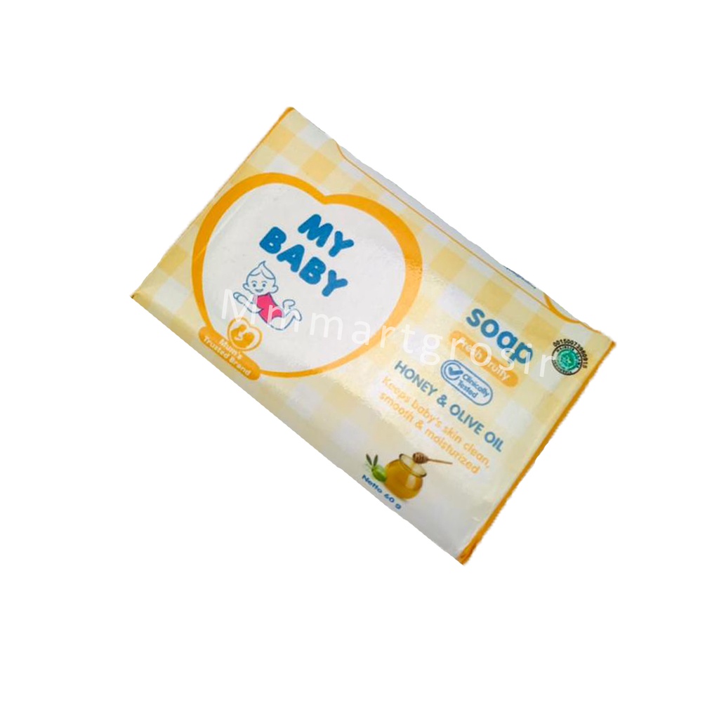 My Baby Soap Fresh Fruty / Sabun Mandi baby / Honey &amp; Olive Oil / 60g