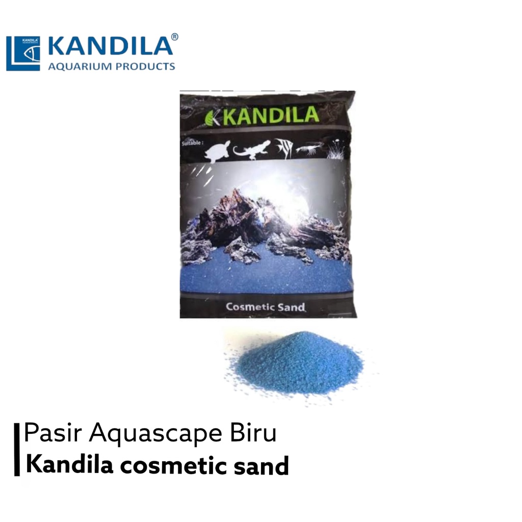 Pasir biru Aquascape aquarium Kandila pasir hias