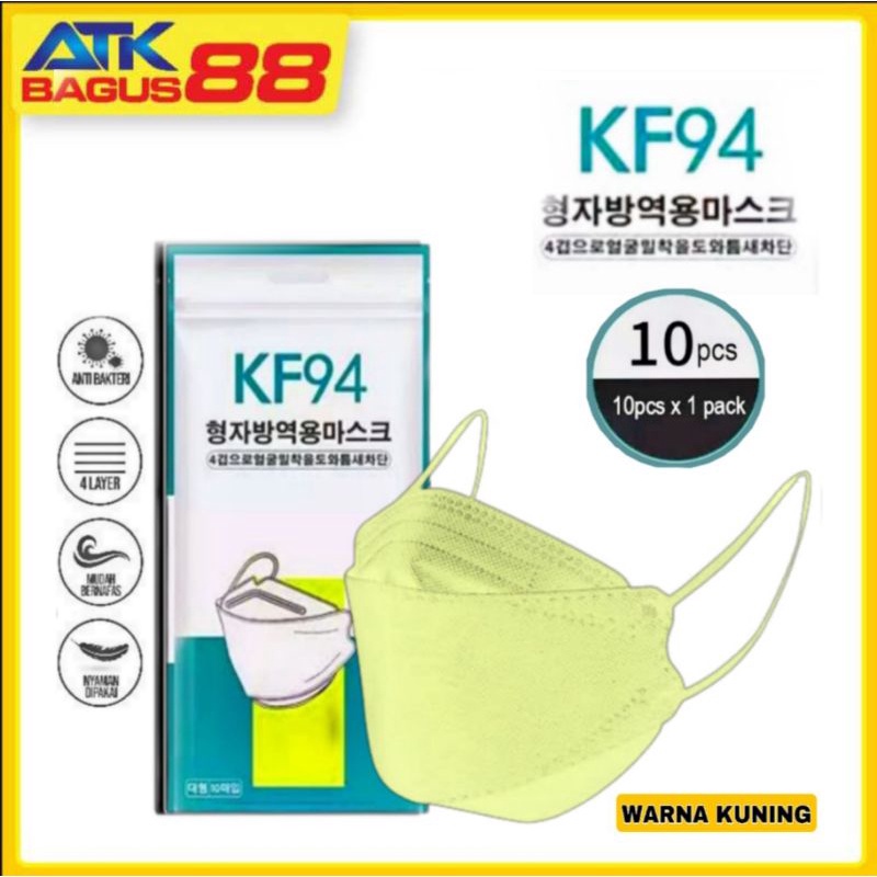 10/pcs masker kf 94 warna