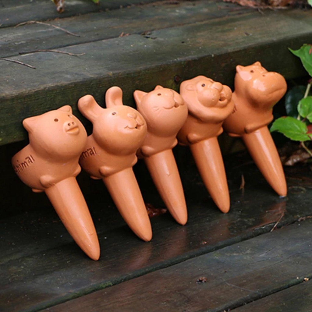 [Elegan] Watering Stakes Garden Terracotta Indoor Outdoor Otomatis Penyiram Tanaman Paku