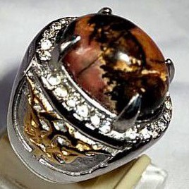 cincin batu giok red Borneo kalimantan